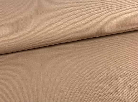 Ribstrick Jersey, taupe