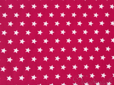 Baumwollstoff Sterne pink