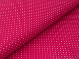 Baumwollstoff pink, mini-dots