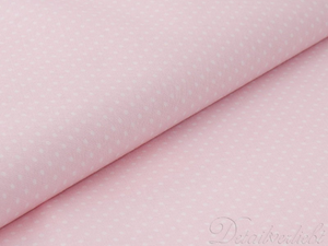 Stoff rosa puntito