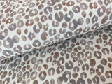 Jersey Toff "Leopard" taupe/ecru